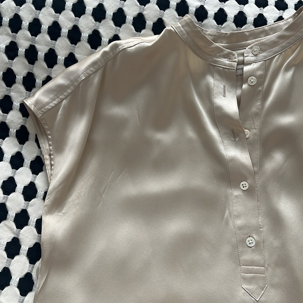 Banana Republic Resort Silk “Serenade” Blouse - Picture 3 of 14